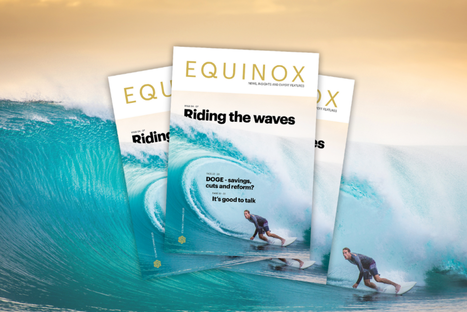 Equinox 'riding the wave' cover image