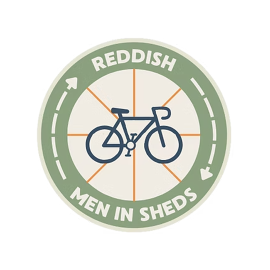 reddish men in heads logo